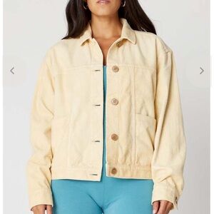 Back Beat Co Bex Corduroy Jacket in Cereal